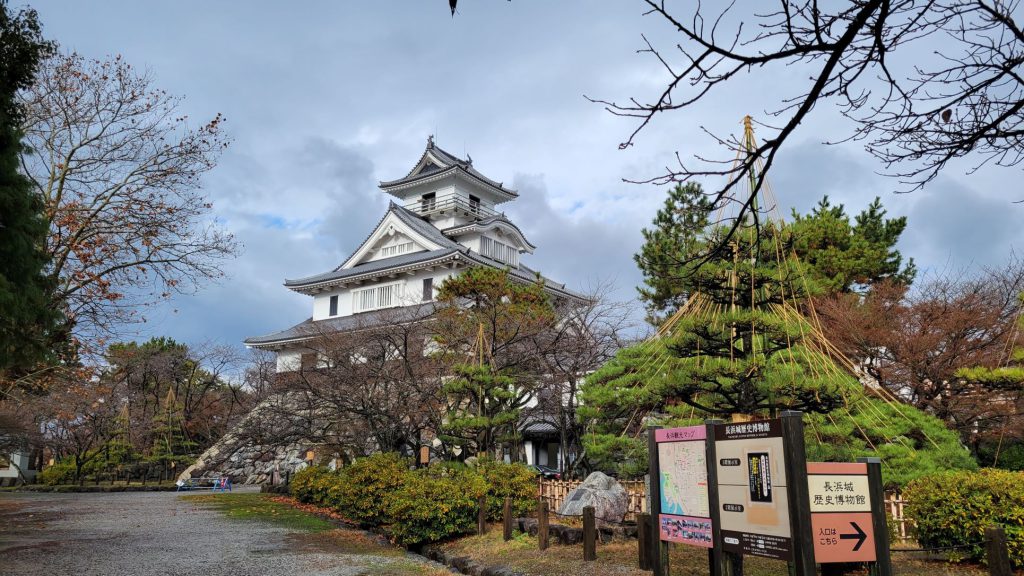 長浜城　歴史博物館　冬支度