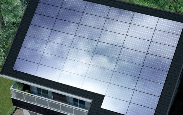 太陽光発電システムを標準装備、賢くエコな暮らし※屋根の形状により搭載可能なkw数は変動いたします
