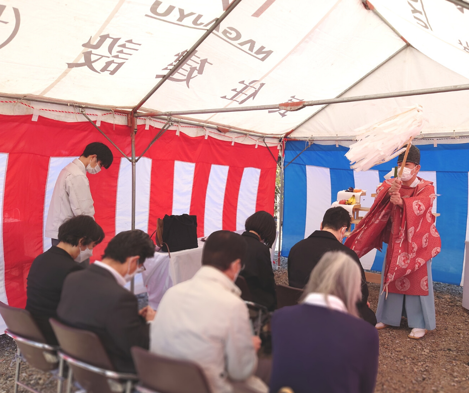 地鎮祭　長浜　住宅　新築　注文住宅　滋賀