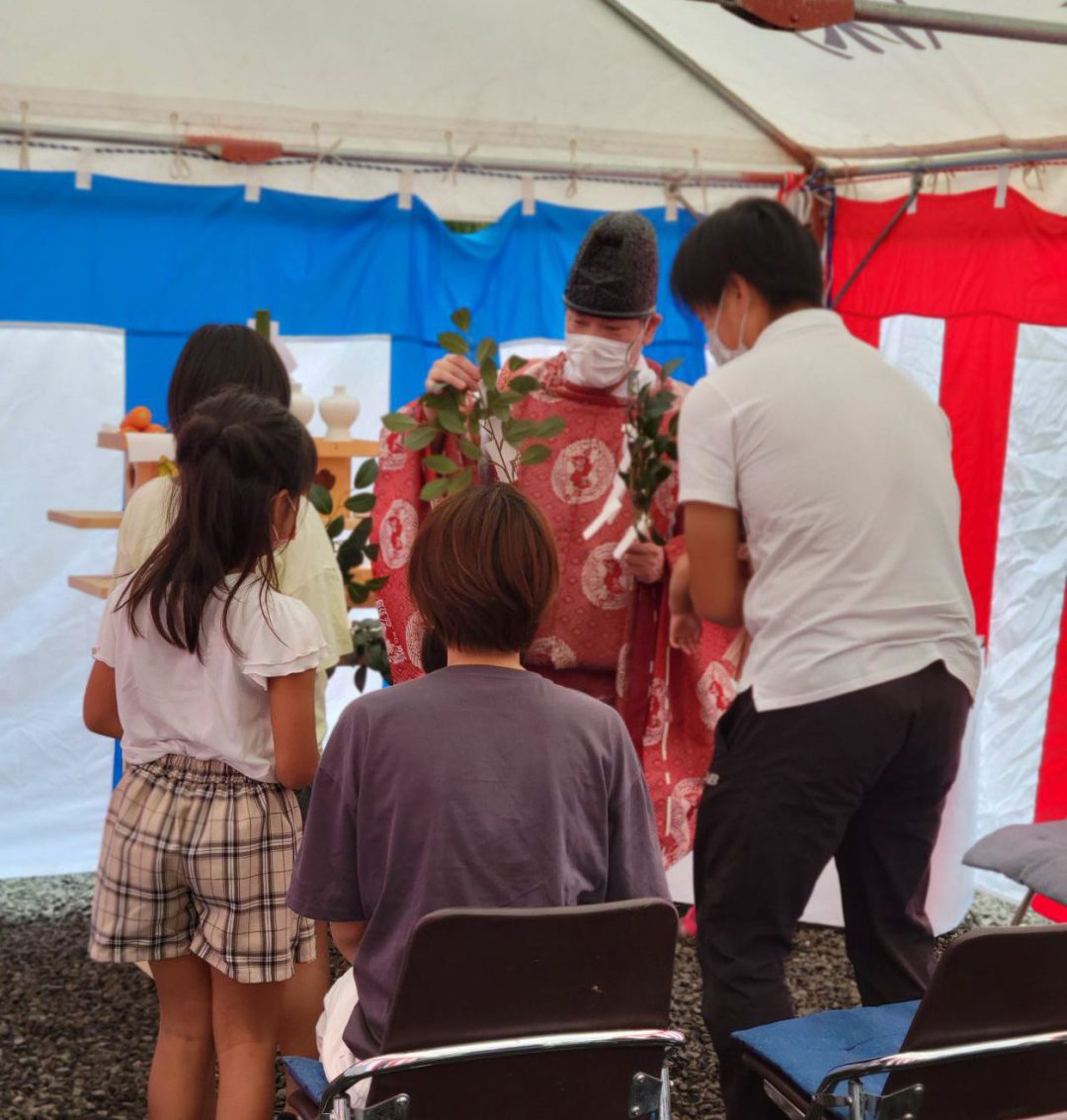 地鎮祭　大安吉日　注文住宅