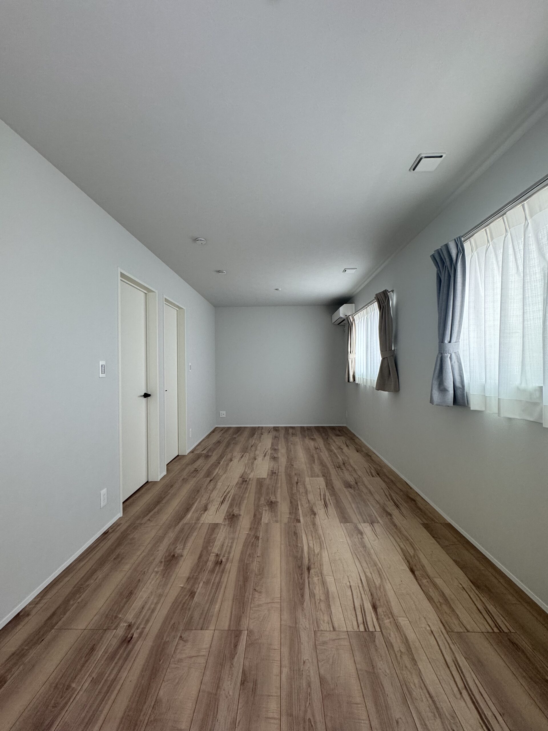 将来は2部屋に分けられる子ども室