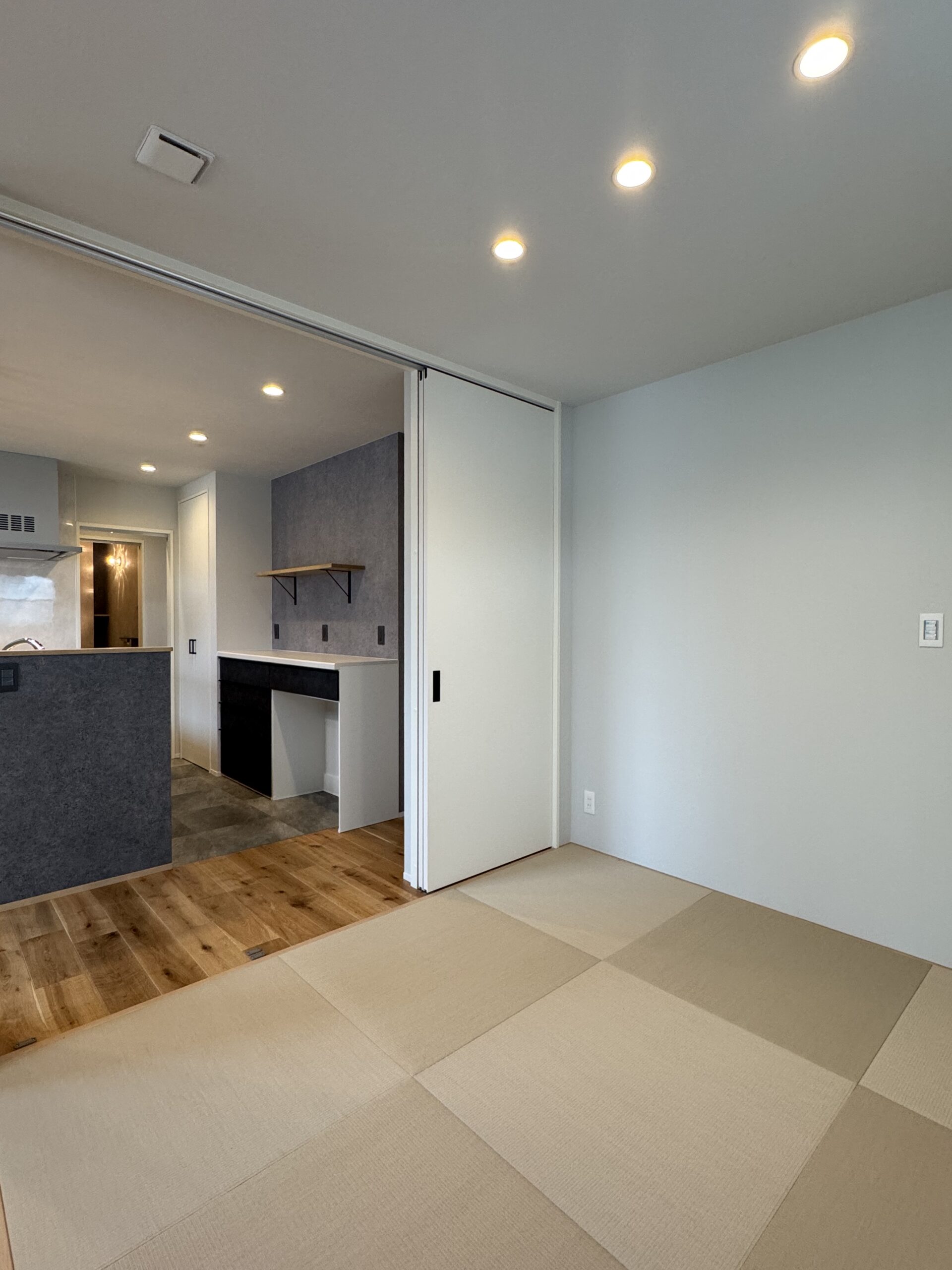 フラットなタタミスペース