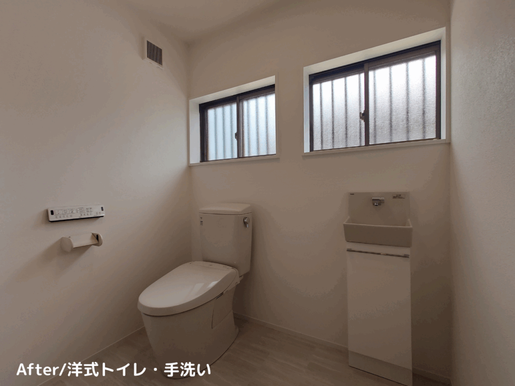 滋賀　長浜　米原　彦根　長住建設株式会社　ながじゅう　リフォーム　洋式トイレ　トイレ　LIXIL　アメージュ便器　コフレルスリム　子育てグリーン住宅支援事業
