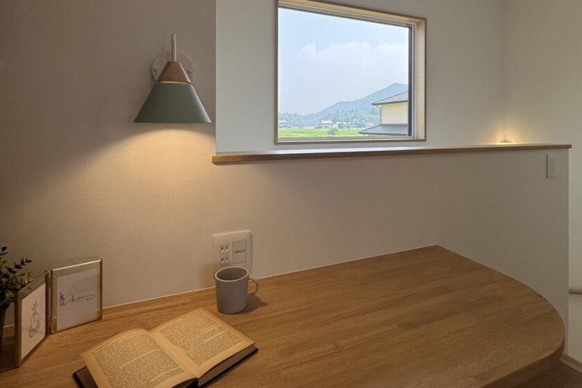 ながじゅう　長住建設　フィアスホーム　書斎　ワークスペース　カウンター