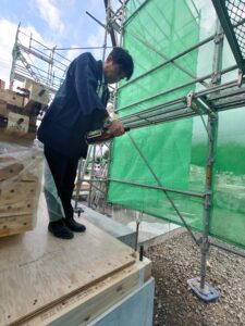 住宅　新築　戸建　注文住宅　自由設計　滋賀　長浜　米原　彦根　長住建設株式会社　ながじゅう　フィアスホーム彦根店　フィアスホーム　高気密　高断熱　パッシブデザイン　パッシブハウス　パッシブ設計　モデルハウス　コンセプトハウス　上棟　棟上げ